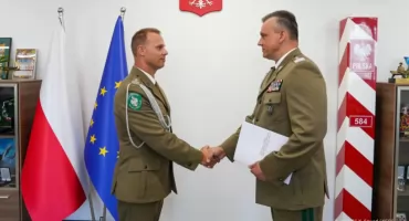 Nowym komendantem Warmińsko-Mazurskiego Oddziału SG został Daniel Wojtaszkiewicz