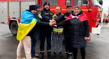 Barciany pomagają Ukrainie