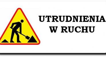 Utrudnienia w ruchu na trasie Pieniężno - Górowo Iławeckie - Bartoszyce