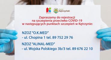 Gdzie się szczepić w Kętrzynie, Korszach, Barcianach i Srokowie?