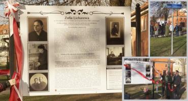 Odsłonięcie tablicy poświęconej Zofii Licharewej